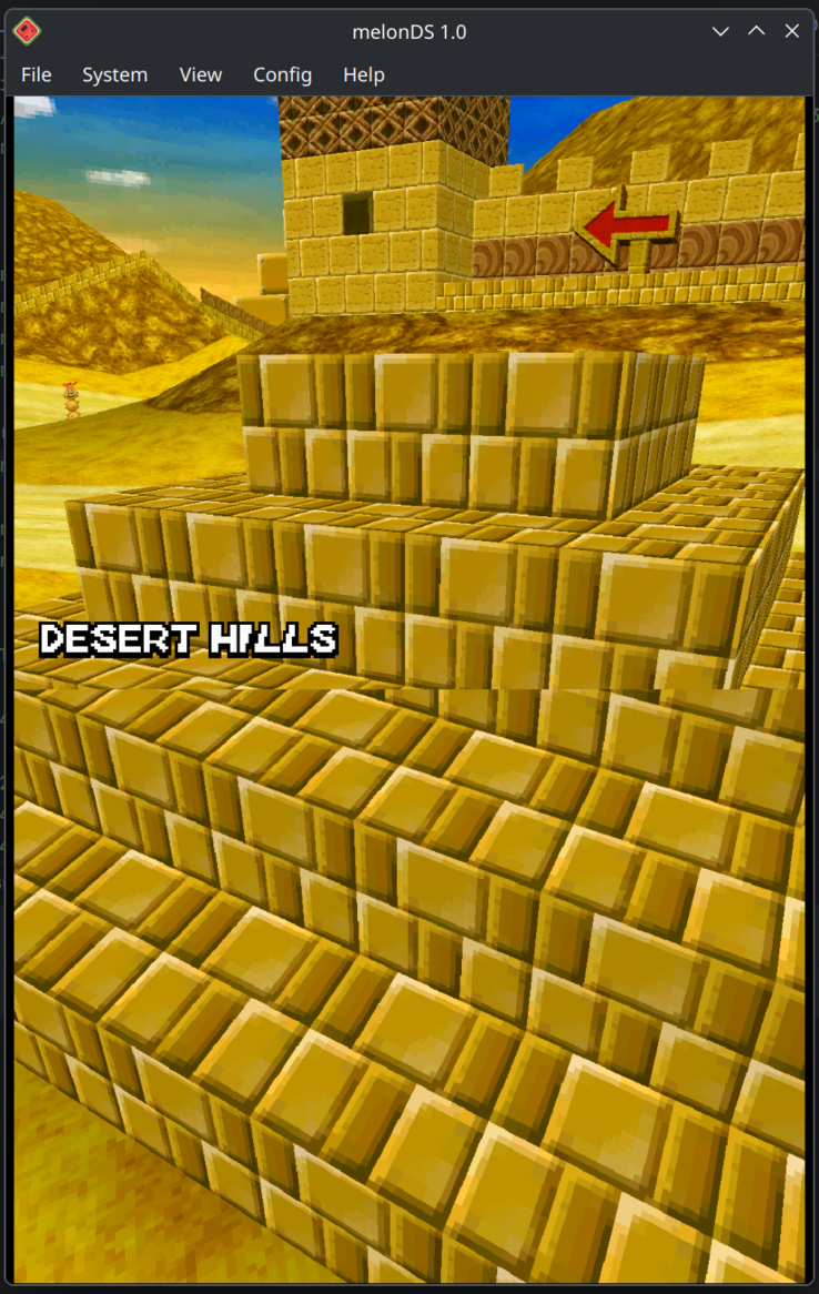 captura de tela do melonDS 1.0 beta (Fonte da imagem: Arisotura - desenvolvedor do melonDS)