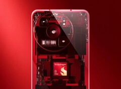 Chip Qualcomm Snapdragon dentro de um smartphone semitransparente (Fonte da imagem: Qualcomm)