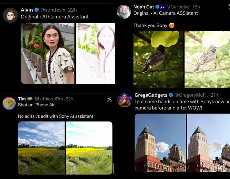 O AI Camera Assistant do Xperia 1 VIII se transformou em um meme.