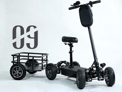 Zebra09: scooter eletrônico com quatro rodas