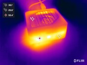 Minisforum Mercury Series EM680 vs. teste de estresse (frente)