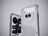 Uma renderização do "Nothing Phone (2a)". (Fonte: @sunniton via Weibo)