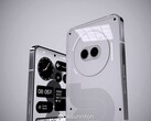 Uma renderização do "Nothing Phone (2a)". (Fonte: @sunniton via Weibo)