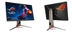 O PG32UQX é um monitor de jogos Mini-LED de 32 polegadas com uma taxa de atualização de 144 Hz. (Fonte de imagem: ASUS)