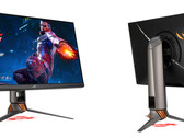 O PG32UQX é um monitor de jogos Mini-LED de 32 polegadas com uma taxa de atualização de 144 Hz. (Fonte de imagem: ASUS)