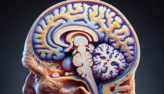 Cérebro afetado pela doença de Alzheimer (Fonte da imagem: Gerado usando DALL-E 3)