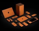 A skin Cosmic Orange da Dbrand está disponível para uma grande variedade de dispositivos. (Fonte da imagem: Dbrand)