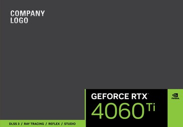 Projeto de embalagem RTX 4060 Ti. (Fonte: MEGAsizeGPU)