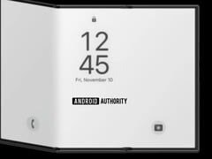 Renderização não oficial do modelo triplo da Samsung. (Fonte da imagem: Android Authority)