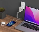 O HyperJuice Carregador USB-C de 140 W é compatível com vários gadgets, incluindo MacBooks, iPhones e dispositivos Android. (Fonte de imagem: Hyper)