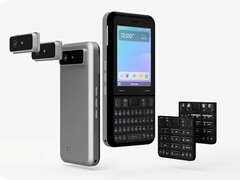 Um feature phone modular agora está sendo financiado por crowdfunding (Fonte da imagem: Keyphone)