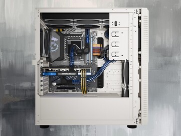O PC para jogos pré-construído Maingear Retro98 com resfriamento a água é mostrado (Fonte da imagem: Maingear PR com edições)