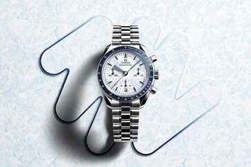 O Omega Speedmaster Milano Cortina 2026 apresenta resistência à água de 10 bar (100 m) (Fonte da imagem: Omega)