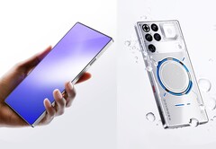 O RedMagic 11 Pro+ apresenta um design moderno com resfriamento a água visível. (Fonte da imagem: Nubia)