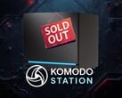 Banner indicando que a Steam Machine está esgotada na Komodo Station