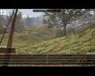 Uma captura de tela da versão para Nintendo Switch 2 de *The Elder Scrolls IV: Oblivion Remastered* em ação