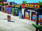 O mundo colorido e em bloco do The Touryst é agora renderizado em 8K na PlayStation 5 da Sony (Imagem: Shin'en Multimedia)