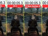 O PS5, XSX e PCIe 4.0 SSD estão muito à frente do disco rígido. (Fonte da imagem: CD Projekt/Pug Tech Tips)