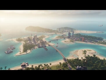 Pela primeira vez na série, Tropico 6 permite aos jogadores ligar várias ilhas.