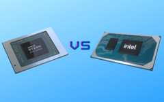 AMD Cezanne e Intel Tiger Lake lutam contra isso no segmento de 35 W TDP. (Fonte de imagem: Intel/AMD com edições)