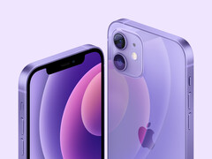 O iPhone 12 e o iPhone 12 Mini estão agora disponíveis em uma opção de cor púrpura. (Fonte de imagem: Apple)