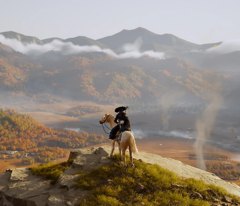 Ghost of Yotei chega como um dos videogames mais impressionantes visualmente já feitos, mas isso aparentemente tem um custo. (Fonte da imagem: PlayStation)