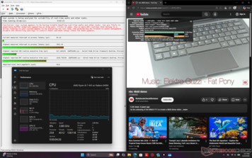 O LatencyMon mostra pequenos problemas de DPC, mas sem queda de quadros durante a reprodução de vídeo em 4K60