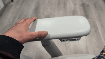 Girar + ajuste para frente e para trás.