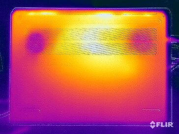 Teste de estresse de temperatura da superfície (parte inferior)