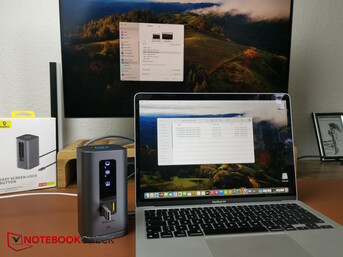 O pendrive USB e os SSDs externos são reconhecidos