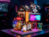 A nova loja de mangás da Lumibricks está iluminada