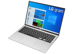 O LG Gram 17 (17Z90P-G.AA56G), unidade de teste fornecida pela LG Alemanha.