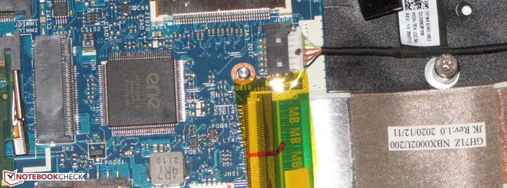 Um segundo SSD NVMe ainda poderia ser instalado.