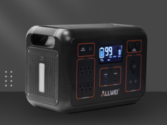 Allwei 2000 Pro Portable Power Station tem uma bateria de íons de lítio com capacidade de 2.264 Wh. (Fonte de imagem: Allwei)