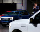 A Ford está produzindo agora a caminhonete F-150 Lightning com veículos previstos para serem enviados nos "próximos dias". (Fonte da imagem: Ford)