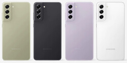 Variantes de cores para o Galaxy S21 FE 5G (foto: Samsung)