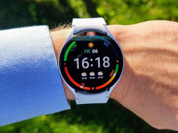 O Samsung Galaxy Watch6 também é fácil de ler sob a luz do sol.