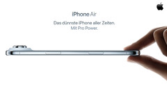 Apple a empresa revelou recentemente o iPhone Air, o iPhone mais fino de todos os tempos. (Fonte da imagem: Apple)