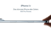 Apple a empresa revelou recentemente o iPhone Air, o iPhone mais fino de todos os tempos. (Fonte da imagem: Apple)