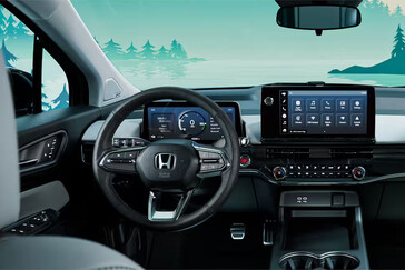 O interior do Prologue é agradavelmente preenchido com botões físicos, em vez do design centrado no toque de muitos EVs. (Fonte da imagem: Honda)