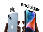 Os 14 Plus: 14, apenas maiores. (Fonte: Apple)