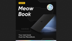 O novo teaser do &quot;MeowBook&quot;. (Fonte: Realme)