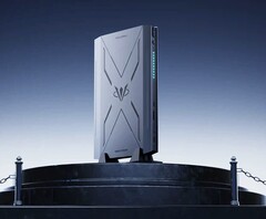 O minicomputador para jogos Minisforum AtomMan G7 Pro possui uma poderosa CPU Intel com gráficos RTX 5070 para laptop. (Fonte da imagem: ITHome)