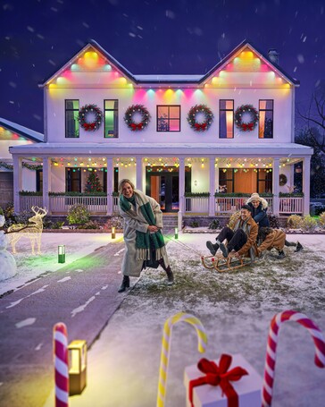 Cordas de luzes permanentes Philips Hue Festavia. (Fonte da imagem: Philips)