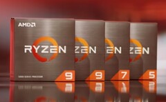 O Ryzen 5000 parece estar agravando os males da Intel com seus ganhos de desempenho. (Fonte de imagem: AMD)