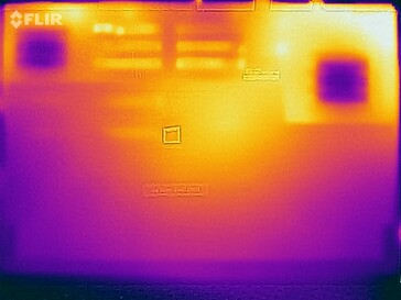 Teste de estresse das temperaturas de superfície (fundo)