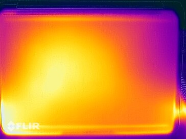 Teste de estresse de temperatura da superfície (topo)