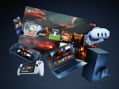 Imagem promocional do Xbox Play Anywhere com o Modo Xbox na TV, nos computadores de mão, no console e no laptop.