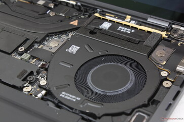 As ventoinhas estão entre as mais finas de qualquer subnotebook da Dell