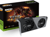 A Inno3D RTX 4060 Twin X2 apresenta um design de ventilador duplo. (Fonte: Inno3D)